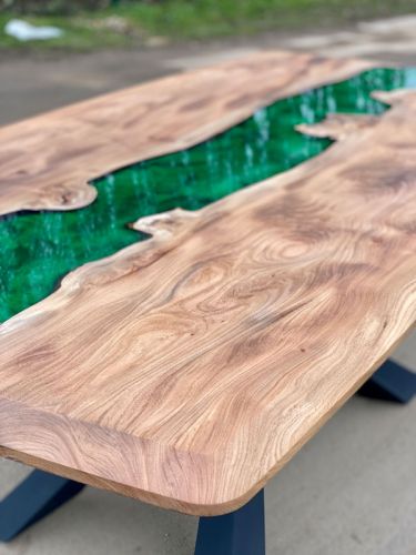 Elm & Kryptonite Green River Dining Table