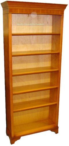 Antique Reproduction 6x3 Open Bookcase