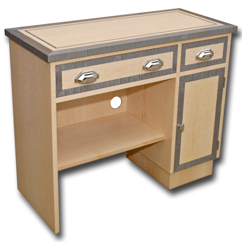 Maple and Tabu Art Deco Style Desk