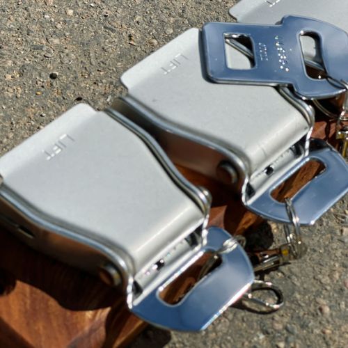Aeroplane Belt Buckle Key Holder, Triple
