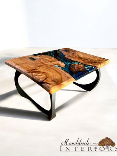 Burr Elm Islands Coffee Table