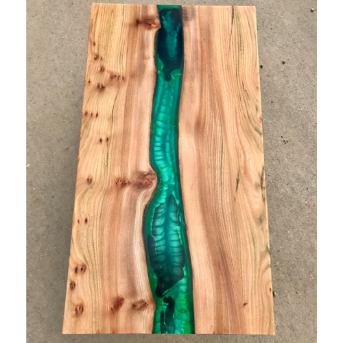 Elm & Green Resin River Coffee Table