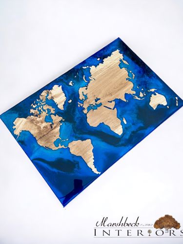 World Map Coffee Table