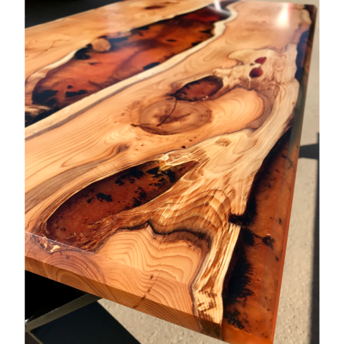 Yew Lava Flow Coffee Table