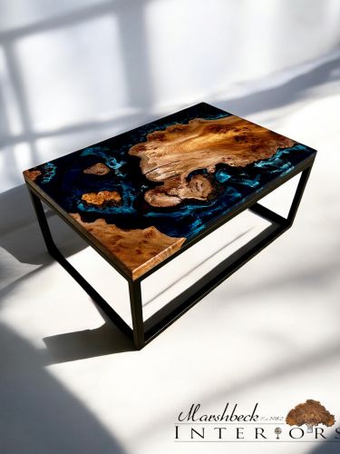 Elm Islands Midnight Sea Coffee Table