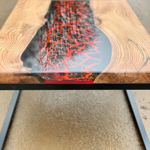 Magma Art Resin Coffee Table
