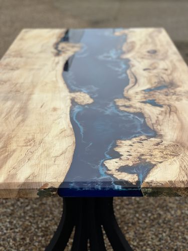 Burr Chestnut River Dining Table