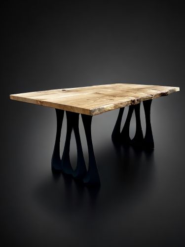 Oak Live Edge Dining Table