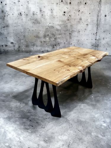 Oak Live Edge Dining Table