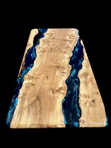 Oak & Midnight Sea River Dining Table
