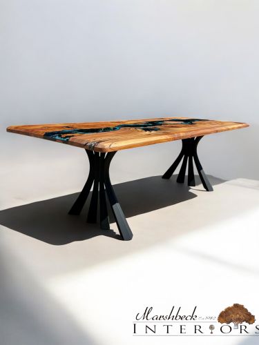 Burr Elm Turtle Lagoon Dining Table