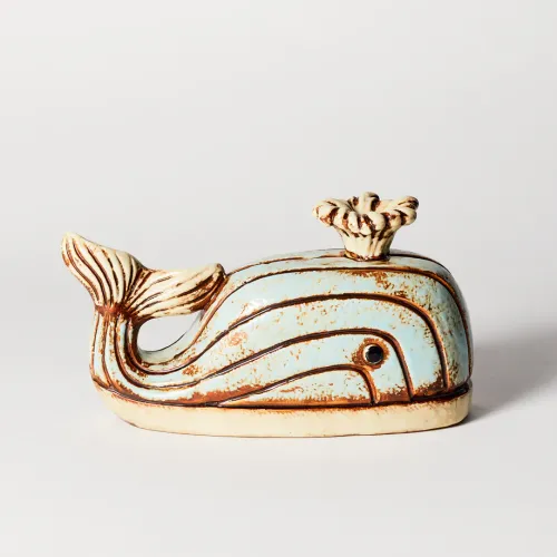 Large Ceramic Whale