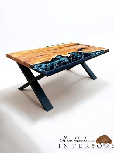 Yew Midnight Sea Coffee Table