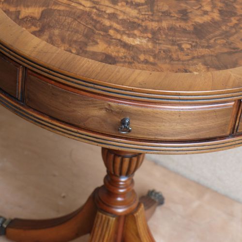 Circular Drum Table