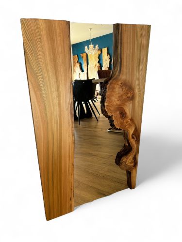 Elm Live Edge Wall Mirror