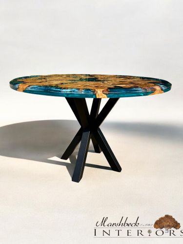 Olive Root Circular River Table