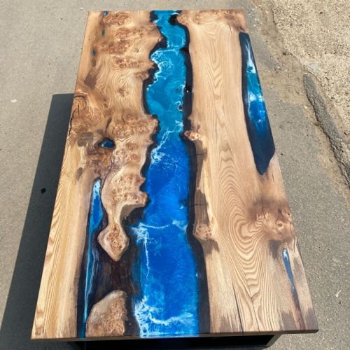 Elm & Ocean Art River Coffee Table