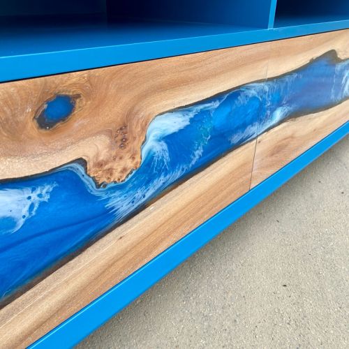 River Media Unit Elm & Ocean Art