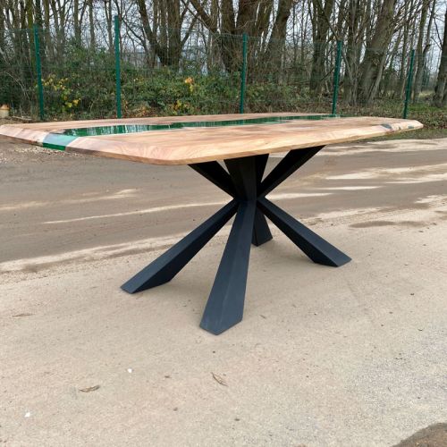 Elm & Kryptonite Green River Dining Table