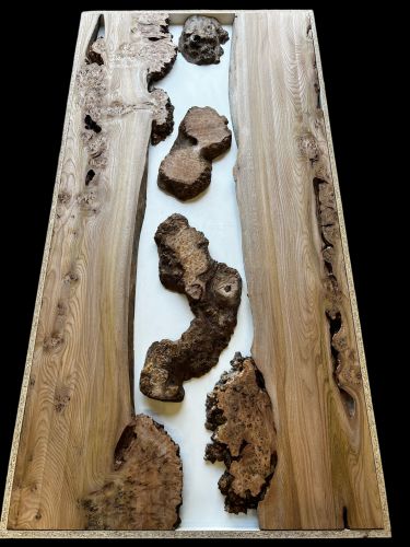 200 x 100 Burr Elm & Islands