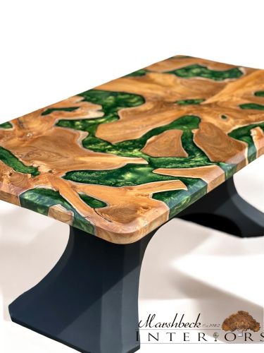 Teak Roots & Jungle Green Coffee Table