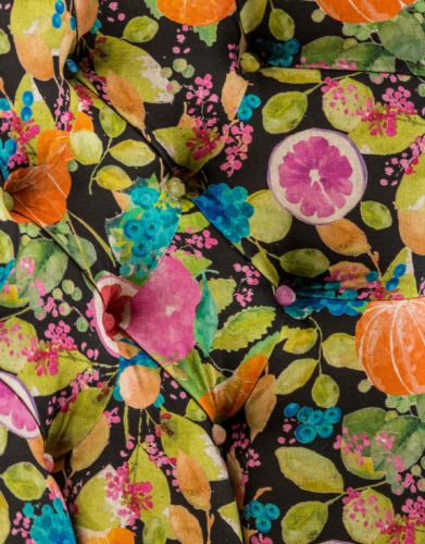 Citrus Fruit Button-back Occasional Chair