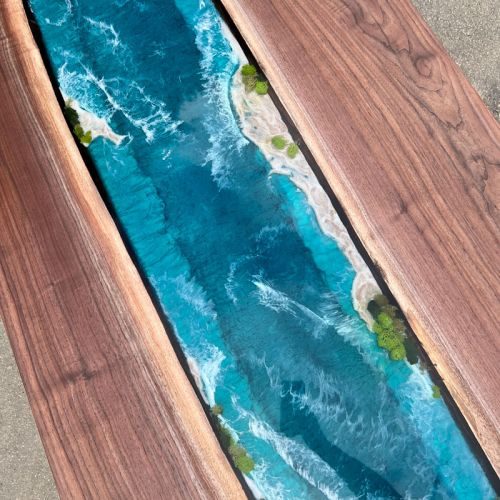 American Walnut Ocean River Dining Table