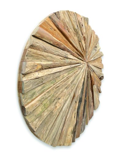 Teak Root Wall Art Round