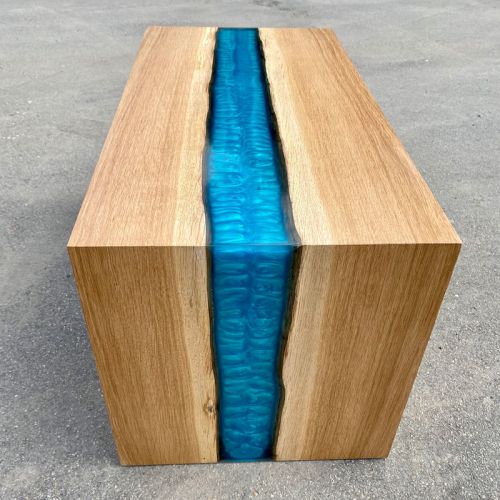 Oak Double Waterfall Coffee Table