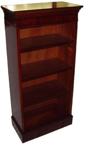 Antique Reproduction 4x2 Open Bookcase