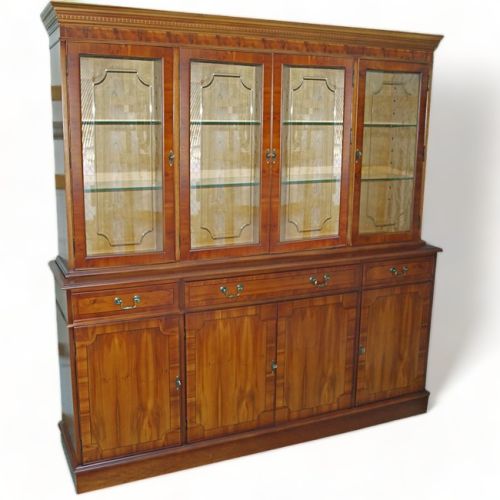 Antique Reproduction 84 Regency Glazed Bookcase