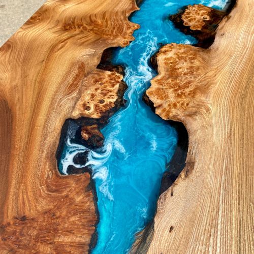 Elm & Ocean Art River Coffee Table (X)