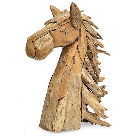 Teak Root Horse's Head