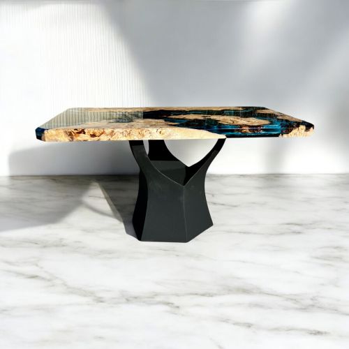 Burr Chestnut Stingray Coffee Table
