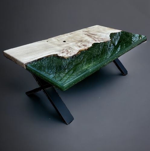 Jungle Green River Coffee Table