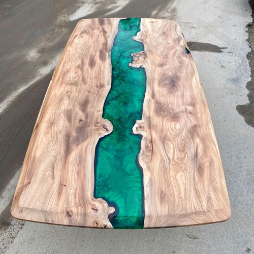 Elm & Kryptonite Green River Dining Table