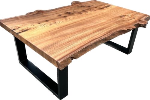 Ancient Elm Slab Coffee Table