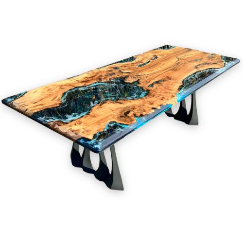 Stingray Ocean Dining Table Burr Elm