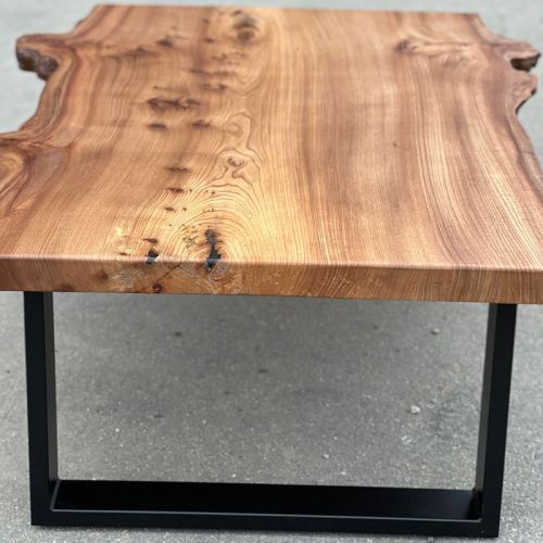 Ancient Elm Slab Coffee Table