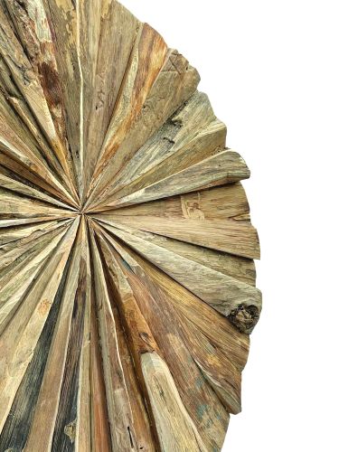 Teak Root Wall Art Round