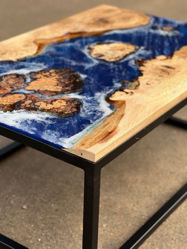 Burr Oak Islands River Coffee Table