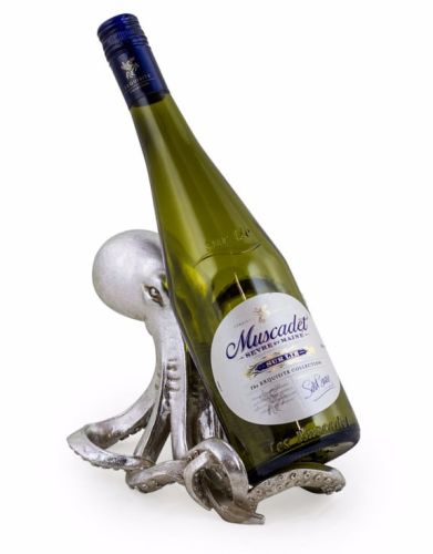 Silver Octopus Bottle Holder