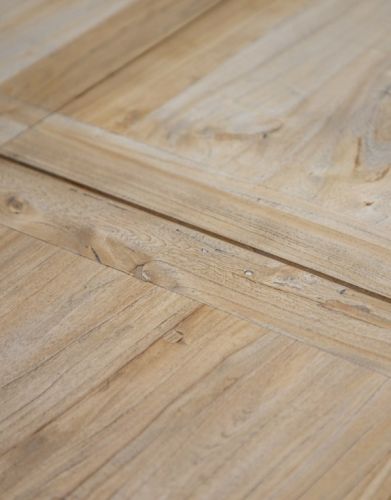 Reclaimed Solid Elm Extending Dining Table