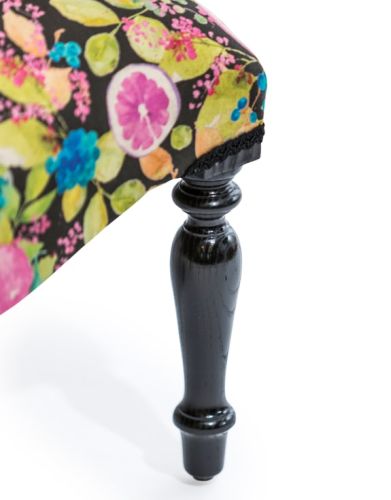 Citrus Fruit Button-back Occasional Chair