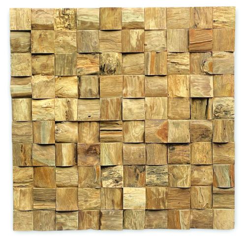 Teak Root Wall Art Square