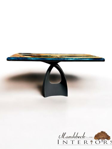 Yew & Deep Sea River Coffee Table