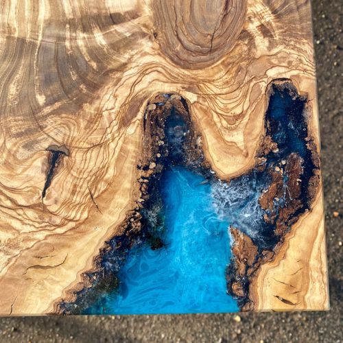 Olive & Ocean Art River Coffee Table