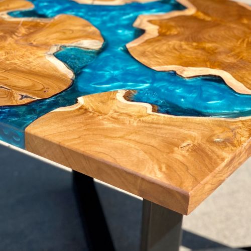 Teak Island Side Table