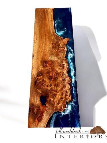 Elm & Ocean Resin Console Table