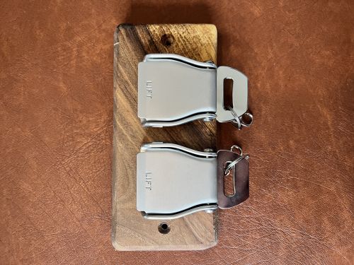 Aeroplane Seatbelt Buckle Key Holder, double